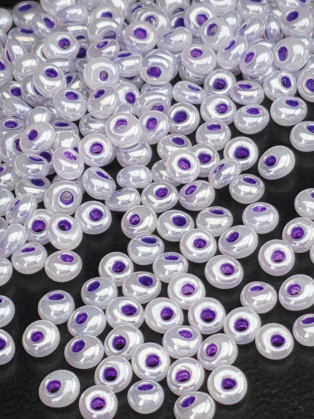 Toho Magatama 3mm Tube, Ceylon Gladiola | Glass Seed Beads | Peyote Stitch