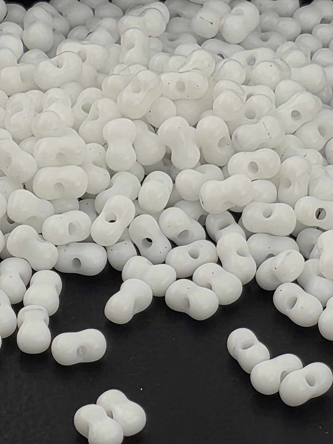 Miyuki Berry Beads, White Opaque | 15g Pack
