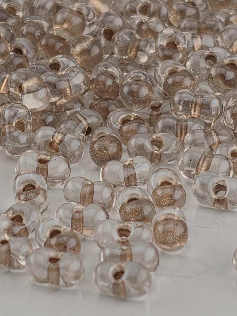 Crystal/Taupe ICL* Miyuki Berry/Peanut Beads (15g pkg)