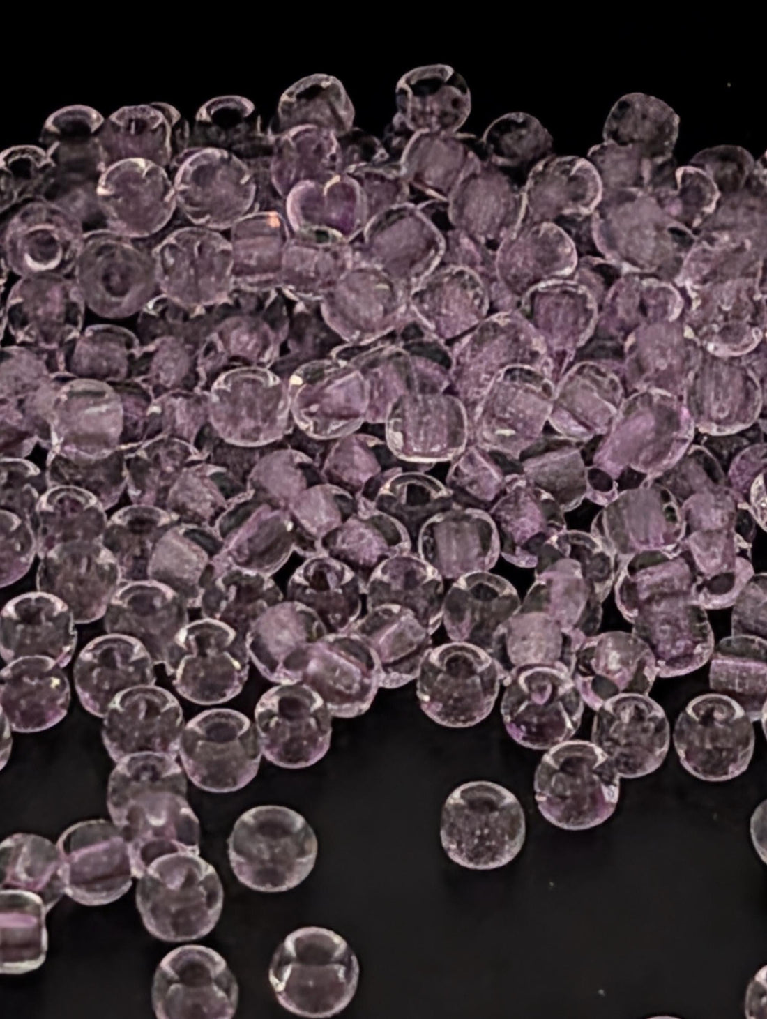 Toho Round Beads, Glow In The Dark - Dark Pink/Green Pink | 8/0 | 8g Pack