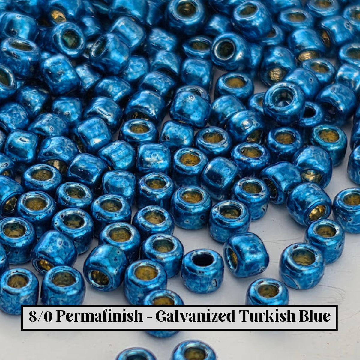 TOHO Round 8/0 Galvanized 2.5" tubes