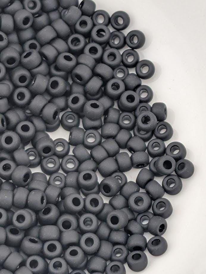 Black Opaque Matte Rocaille | 8/0 | Miyuki - 15g pkg