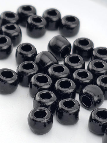 TOHO Round 3/0 Opaque Jet 2.5 Tube