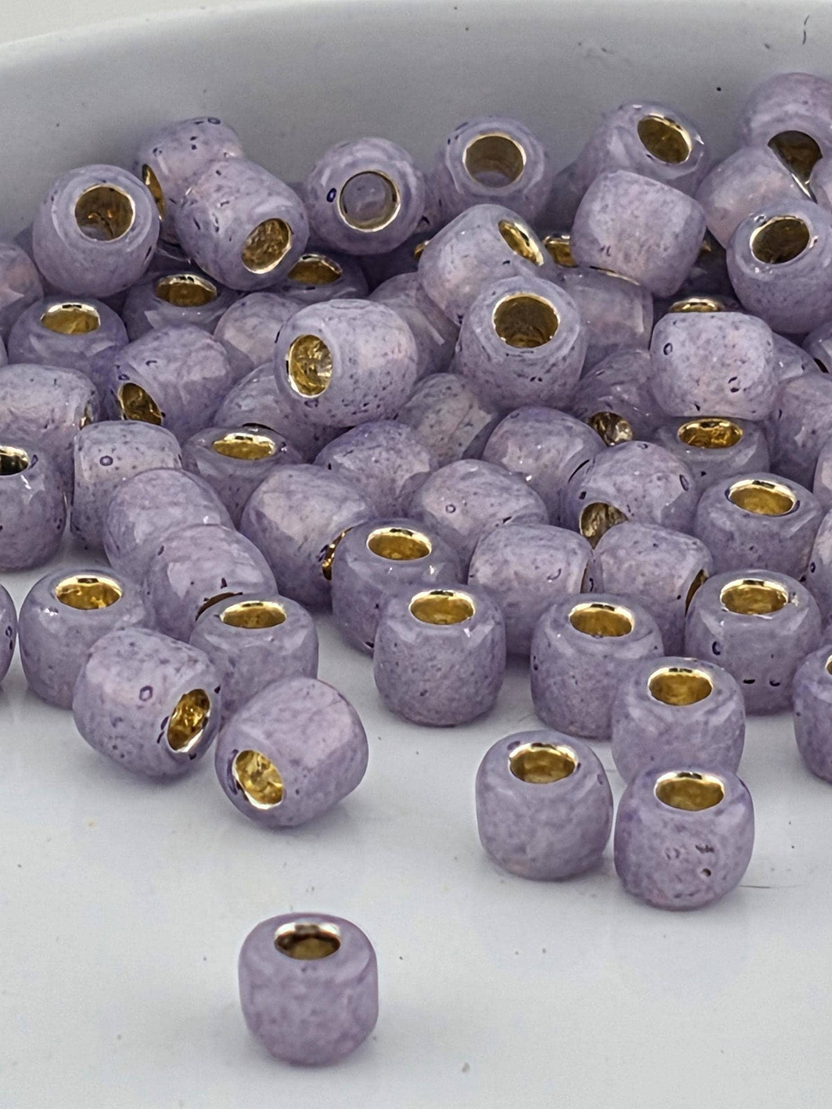 Toho Round Seed Beads, Silver-Lined Alexandrite | 6/0 Japanese Glass | 2.5" Tube