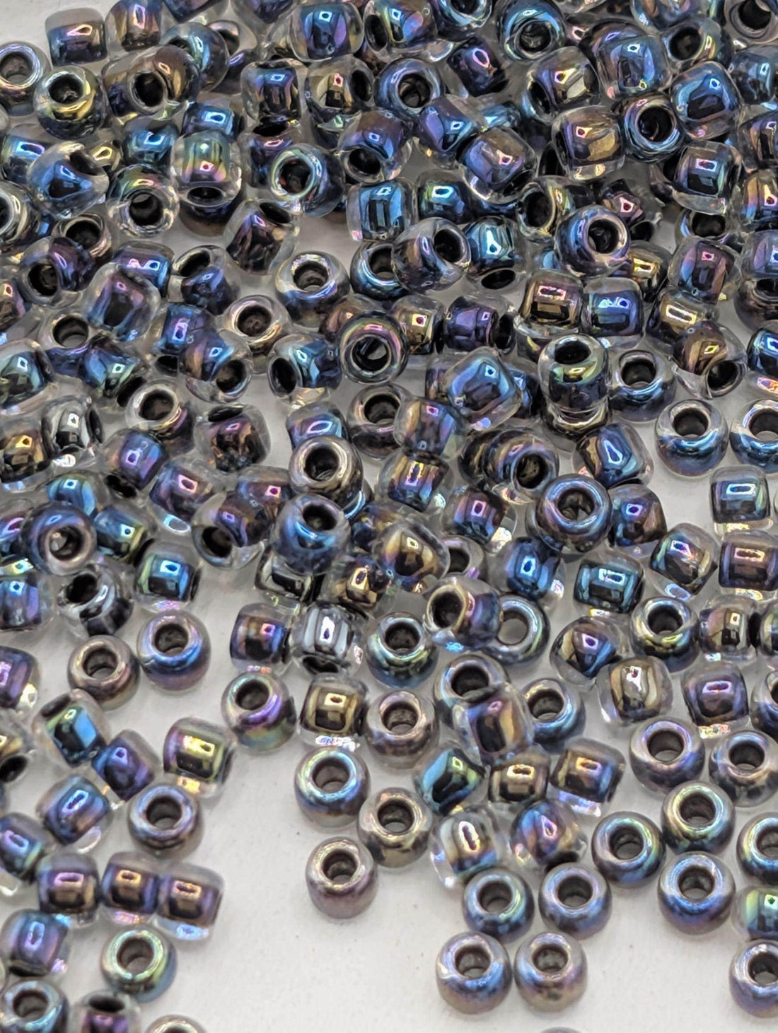 Toho Seed Beads, Bronze Lined Rainbow | 11/0 Round Glass | Peyote Stitch Supply