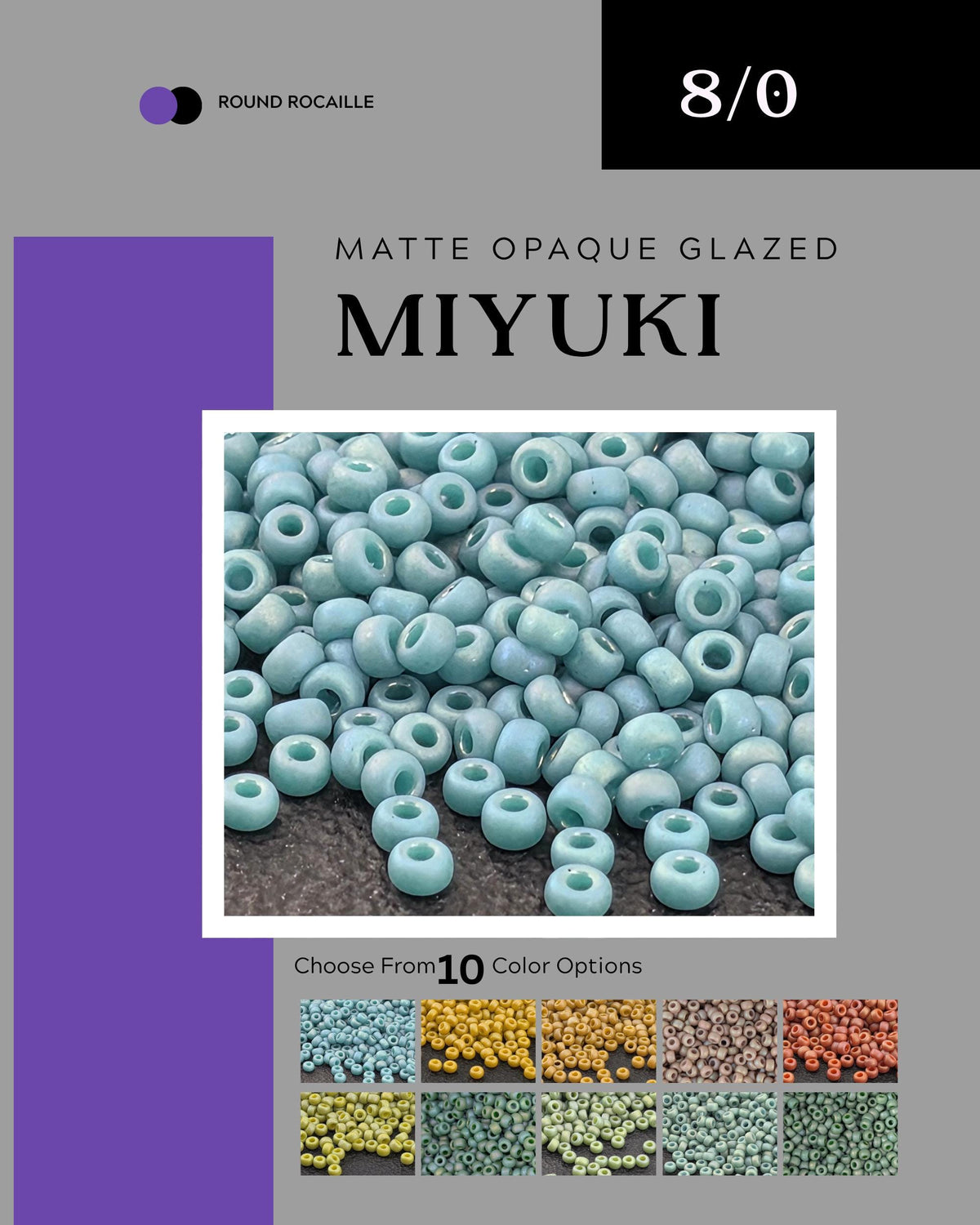 The image is a collage of various colored beads, including blue, green, yellow, and orange beads, arranged in a visually appealing manner.