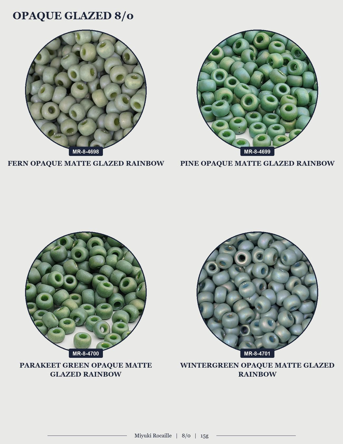 The image is a collage of various colored beads, including blue, green, yellow, and orange beads, arranged in a visually appealing manner.