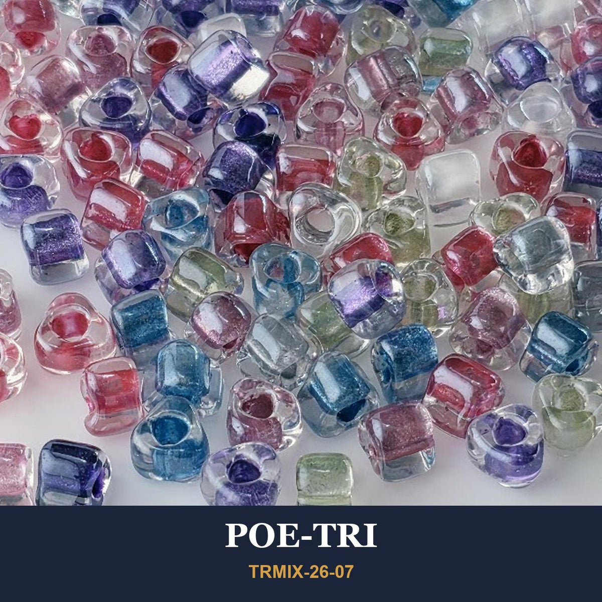Miyuki Triangle Beads: Faceted Japanese Glass Mix | Peyote, Loom & Brick Stitch