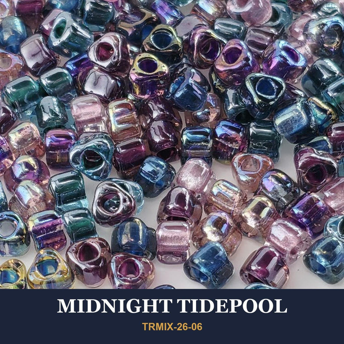Miyuki Triangle Beads: Faceted Japanese Glass Mix | Peyote, Loom & Brick Stitch
