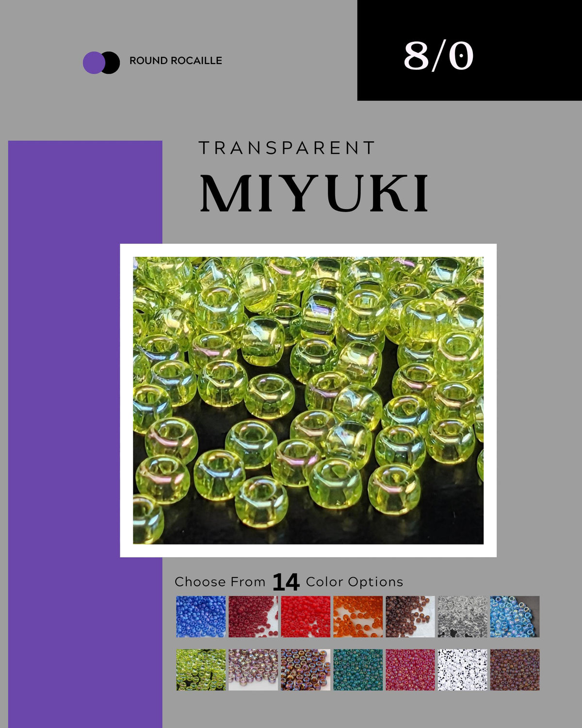 The image is a collage of various colored beads, including green, yellow, and other colors, arranged in a visually appealing manner.