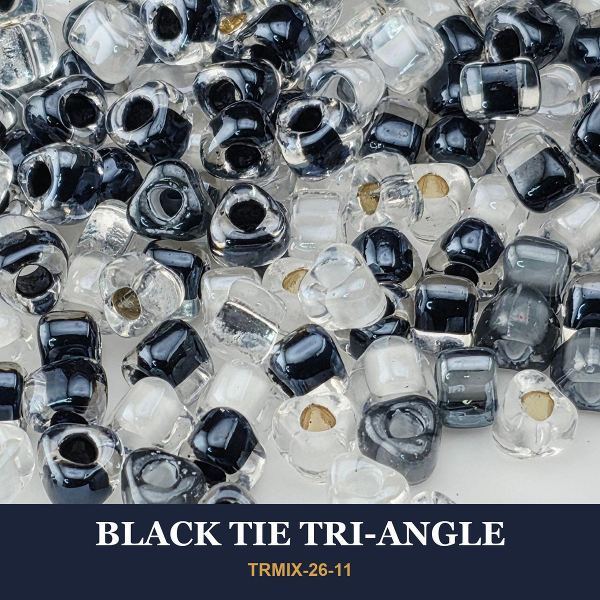 Miyuki Triangle Beads: Faceted Japanese Glass Mix | Peyote, Loom & Brick Stitch