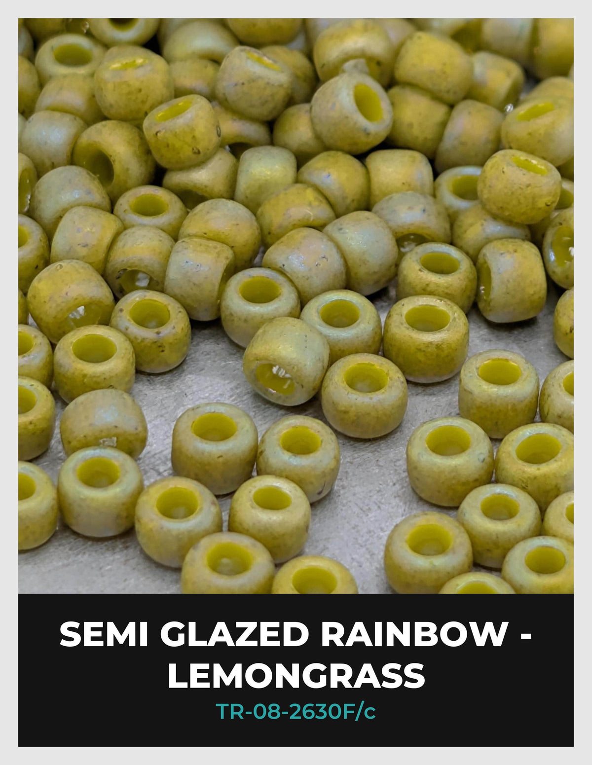 a close-up of numerous green beads, likely beads made from lemon or grass, arranged in a visually appealing manner.