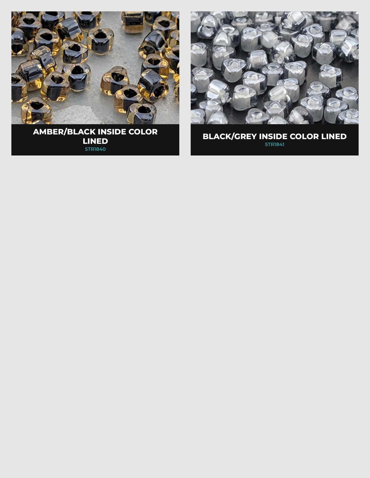 two distinct color-lined objects, one with a black/grey color scheme and the other with a black/gold color scheme. The objects appear to be metallic and are arranged in a way that showcases their unique color patterns.