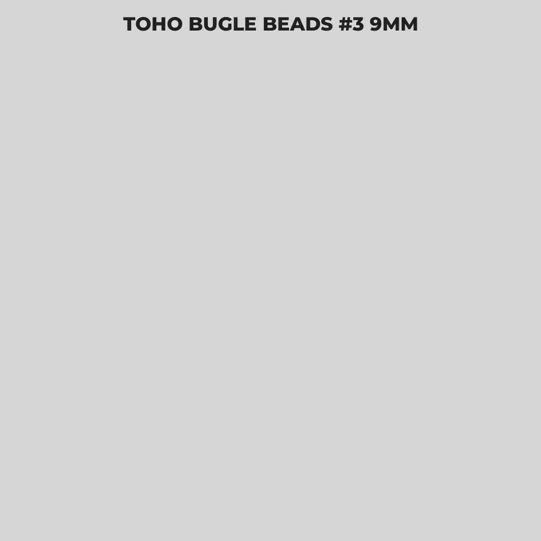 Toho Bugle Beads #3 9mm | Japanese Glass Tube | Choose Your Color