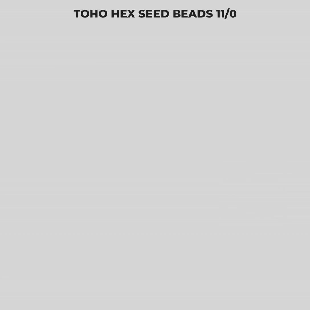 Toho Hex Seed Beads 11/0 | Japanese Glass Tube | Choose Your Color