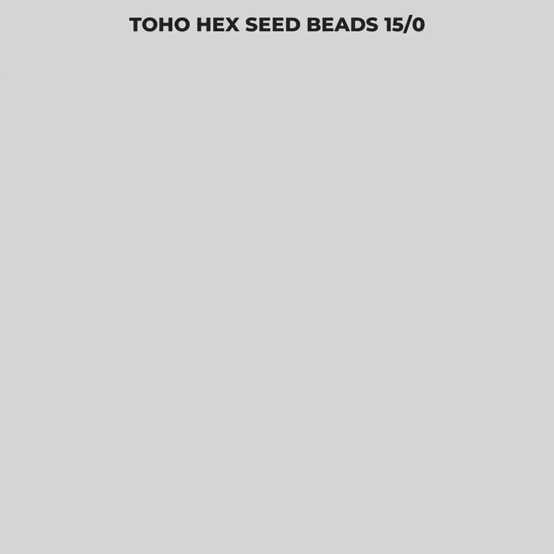 Toho Hex Seed Beads 15/0 | Japanese Glass Tube | Choose Your Color