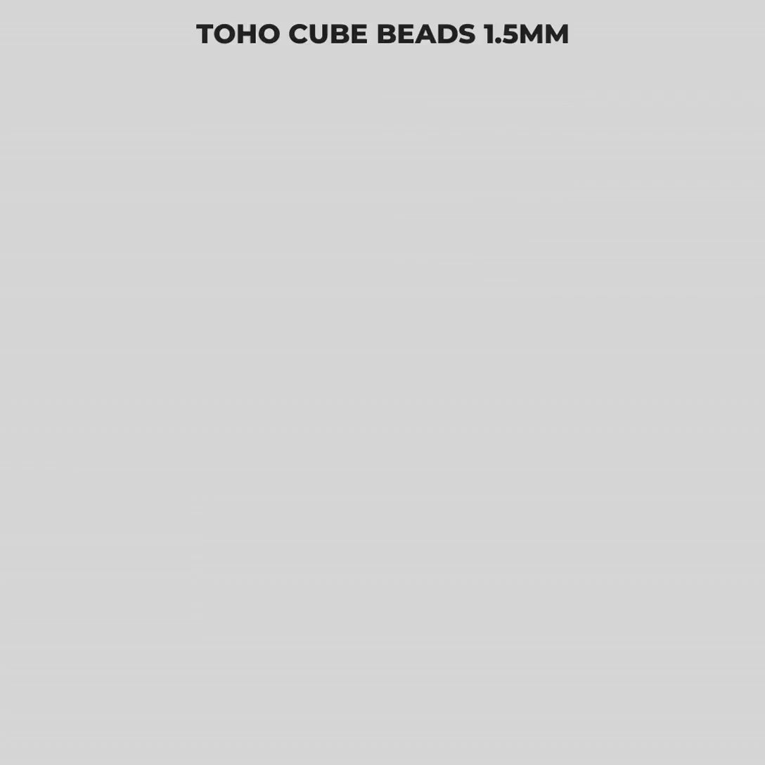 Toho Cube Beads 1.5mm | Japanese Glass Tube | Choose Your Color