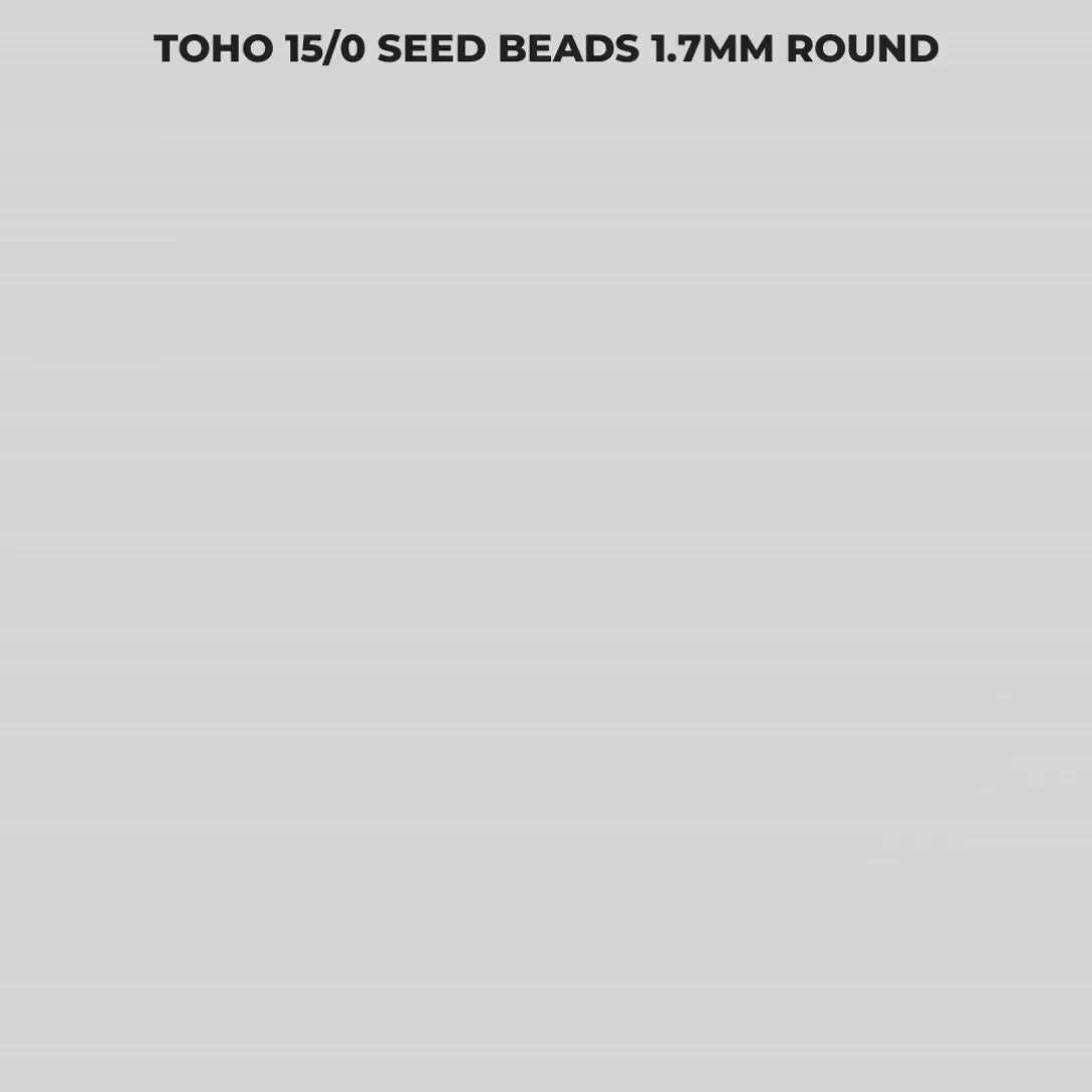 Toho 15/0 Glass Seed Beads 1.7mm Round | Japanese Glass Tube | Choose Your Color