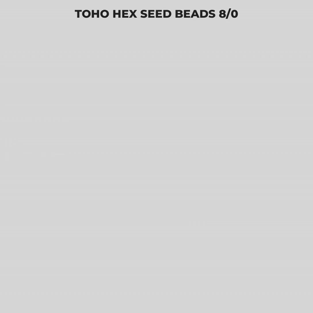 Toho Hex Seed Beads 8/0 | Japanese Glass Tube | Choose Your Color