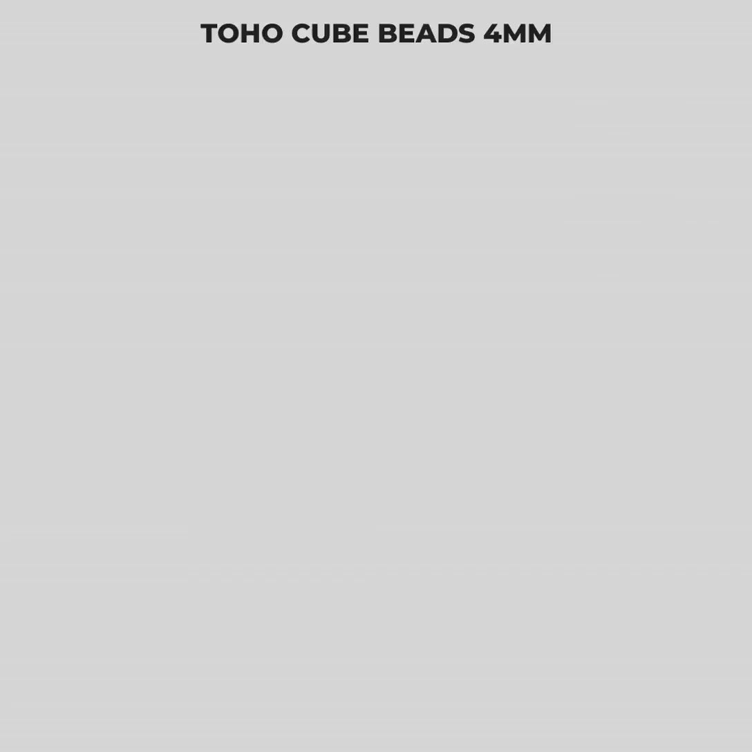 Toho Cube Beads 4mm | Japanese Glass Tube | Choose Your Color