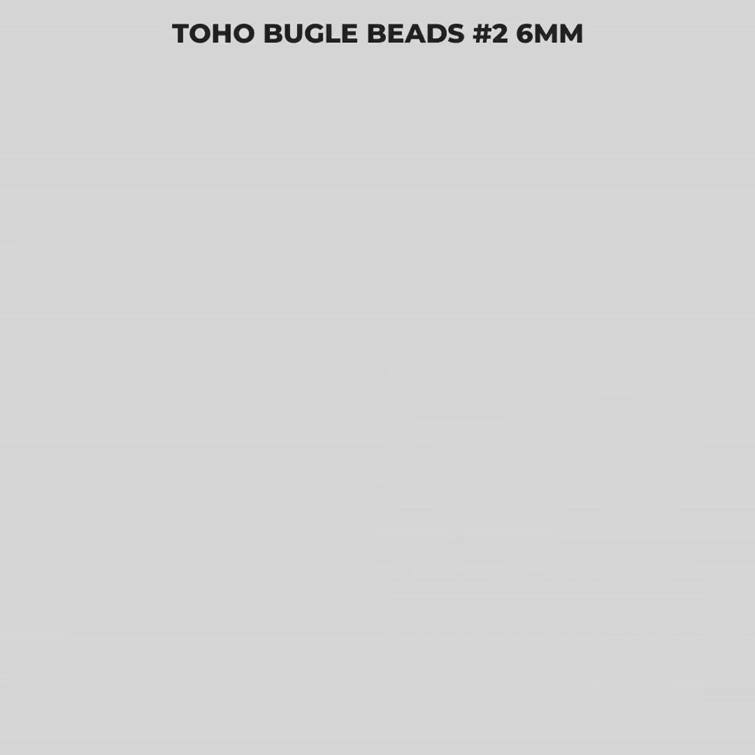 Toho Bugle Beads #2 6mm | Japanese Glass Tube | Choose Your Color
