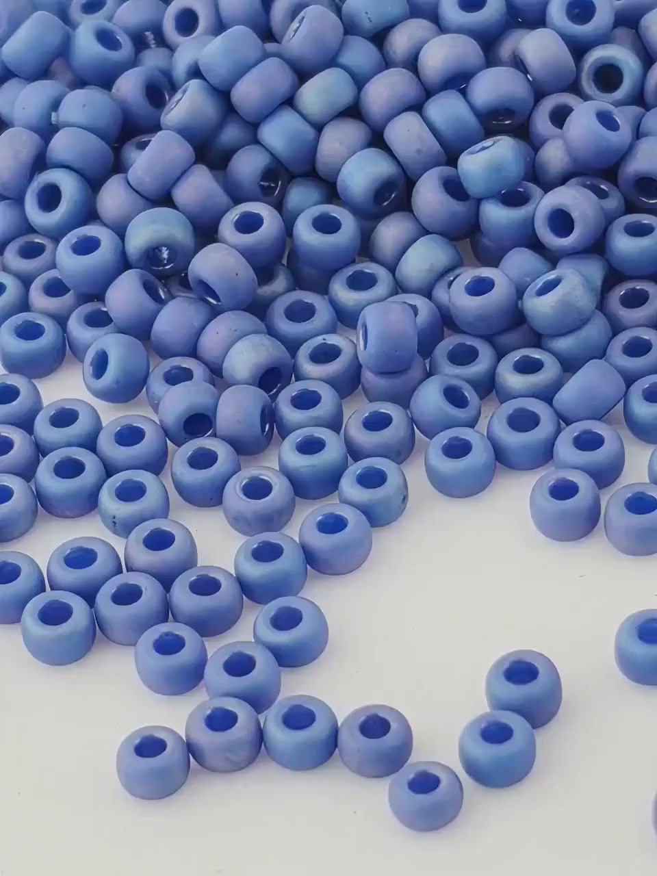 Miyuki Round Beads, Adobe Sand Opaque Matte Glazed Rainbow | 8/0 | 15g Pack